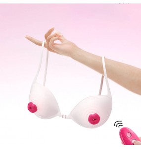 MizzZee - Nipple Clamp Breast Massage (Wireless Remote - Chargeable)
